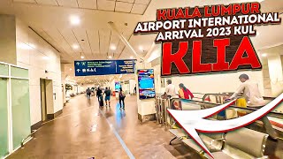 Kuala Lumpur Airport International Arrival 2024 KUL KLIA [upl. by Pack839]