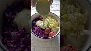 Day 1930 of easy salad recipes recipe salad fitness proteinsalad viral [upl. by Anaehr916]