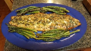 Marinated Salmon amp Asparagus on the Rec Tec Smoker [upl. by Lenora]