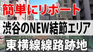 031【東横線線路跡地】簡単にリポート 渋谷のNEW結節エリア [upl. by Hynda]