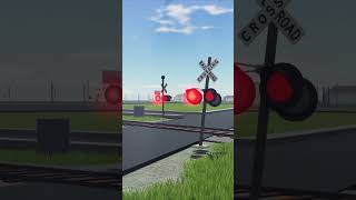 Crooked Ave  Abandoned Railroad Crossing in Action  VISTA RAILWAY railroadcrossing vistarailway [upl. by Amaral]