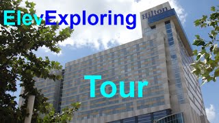 Mini tour at Hilton Americas Hotel in Downtown Houston TX in FULL HD [upl. by Shaughn13]