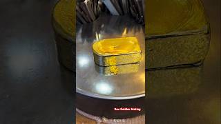 WOW PURE 24K RAW GOLDBAR MAKING shorts short trending shortvideo video gold [upl. by Kendricks]