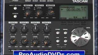 Tascam DP004 Video Tutorial Demo Review Help Edits [upl. by Htrowslle422]