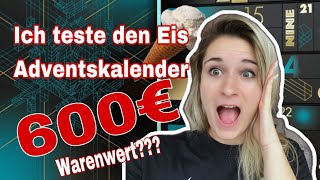 Ich teste den Eis Adventskalender  600€ Warenwert [upl. by Ubald304]