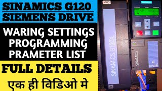 Master SINAMICS G120 VFD Programming in Hindi [upl. by Alenairam]