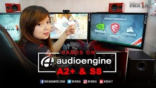 Speaker Baru Nixia   Audioengine A2 amp Subwoofer S8 [upl. by Nipsirc]