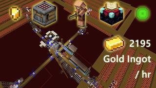 Gold  Bartering  XP  AFK  NO Spawnproofing All in one Nether farm  Minecraft Java 121 [upl. by Ludly]