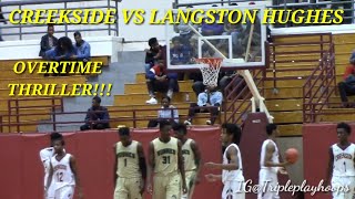 Creekside vs Langston Hughes Varsity boys basketball [upl. by Kcirre]