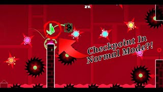 New Bug In Geometry Dash 22 Checkpoint In Normal Mode [upl. by Anrapa456]