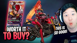 How much is Irithel Ducati Monster SP Rider New Skin Review amp Gameplay  Mobile Legends [upl. by Cherice450]