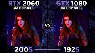 RTX 2060 vs GTX 1080 in 2023  11 Games Tested🔥 [upl. by Dedrick396]