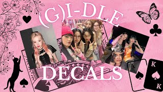 GIDLE decals for royale high journal bloxburg etc Royale highluvAxkiwi GIDLE [upl. by Conlen]