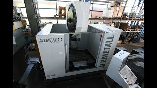 Alzmetall CS600 CNC 3Axis VMCBAZ Renishaw Ball Bar Test Kreisformtest [upl. by Oniotna631]