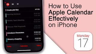 How to Use Apple Calendar Effectively on iPhone 5 Best Tips [upl. by Tegdirb]