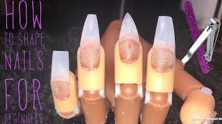 How To Natural Nail Manicure [upl. by Airotnahs]