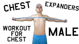 Workout for your chest  Chest Expanders  Male [upl. by Aimej275]