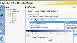 Symantec Endpoint Protection Antivirus Managing Communication [upl. by Suivat]