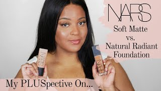 Nars Soft Matte Foundation vs Natural Radiant Foundation  ComfyChic365 [upl. by Ardnola]