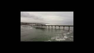 Ocean Beach Pier in San Diego Had a Pylon Collapse [upl. by Alehcim]