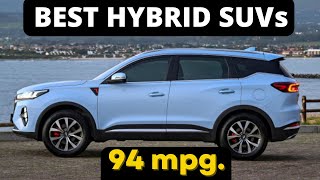 Top 5 Most Fuel Efficient Hybrid SUVs 2024 [upl. by Frentz]