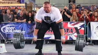 Brian Shaw 430kg World Record Deadlift 2011 and goes for 440 but misses [upl. by Wallace]