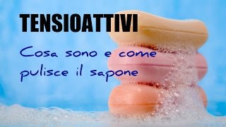 Tensioattivi cosa sono e come pulisce il sapone SAL [upl. by Agate]