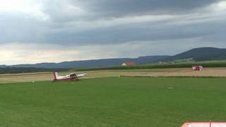 Pilatus Porter landing on a 250m short ultralight airfield [upl. by Ansel130]