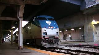 Amtrak Capitol Limited Arriving at Toledo [upl. by Devad706]