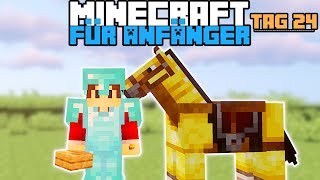 Wie zähmt man ein Pferd in Minecraft 114  Minecraft für Anfänger Tag 24 [upl. by Firooc]