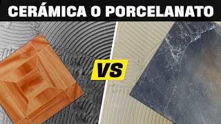 Cerámica vs Porcelanato  Lo Mejor [upl. by Eniksre]