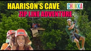 Zip Line Adventure with Harrison’s Cave Eco Adventure Parke by Chukka Caribbean [upl. by Neelyaj51]