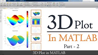 3D Plots in Matlab For Beginners [upl. by Nydnarb72]