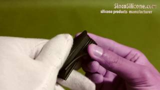 rubber edging strip silicone u channel edge protection  made by sinco [upl. by Nettirb2]