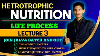 Nutrition heterotrophic Nutrition Life process class 10 [upl. by Inele]