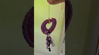 PENDULEpendule macrame macrameart micromacrame macramé diy tutorial à suivre [upl. by Kast967]