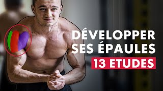 Muscle deltoïde┃développer ses épaules rapidement avec la séance musculation optimale 13 études [upl. by Ellehcit]