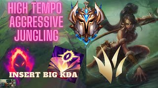 How to play SUPER AGGRESSIVE as Nidalee  Stop playing quotsafequot in the Jungle  Challenger Jungling [upl. by Turner]