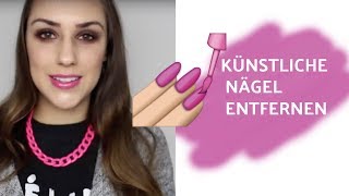 GEL  ACRYLNÄGEL SELBST ENTFERNEN  OHNE FRÄSER  KathisFinest [upl. by Jess]