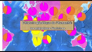 LHistoire génétique de lHumanité les migrations féminines ADN mitochondrial [upl. by Anohs426]