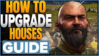 How To Upgrade Houses Level 13 In Manor Lords [upl. by Eiclud]