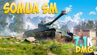 Somua SM  8 Kills 71K DMG  Drum and bass  World Of Tanks [upl. by Urbannai247]