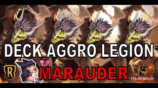 Deck MARAUDER AGGRO  FULL GAMEPLAY  Legends of Runeterra [upl. by Idelson]