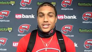 WKU FB S Devon Key and DE DeAngelo Malone 82120 [upl. by Karol]