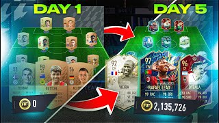 Whats the Best Team you can make in 5 Days on FIFA 22 [upl. by Hannon598]