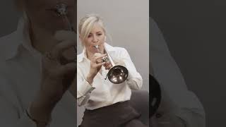 English trumpet virtuoso Alison Balsom plays Haydns groundbreaking Trumpet Concerto Shorts [upl. by Ordnassela]