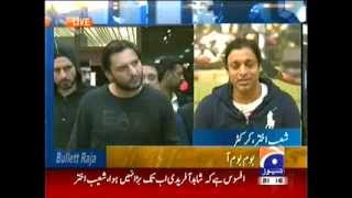 Shahid Afridi vs Shoaib Akhtar  BIG Media FIGHT [upl. by Niriam]