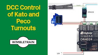 DCC Control of Kato Unitrack and Peco Streamline turnouts [upl. by Morice]