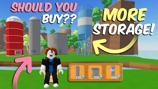 How To Increase Storage Capacity with Silos  Farmstead Roblox Guide [upl. by Gellman]