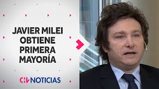 PRIMARIAS EN ARGENTINA Javier Milei obtiene la primera mayoría en las elecciones [upl. by Agan510]